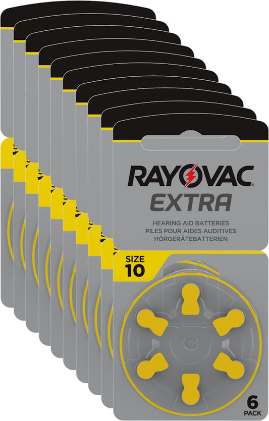 Rayovac Size 10 Hearing Aid Batteries(60 Number)