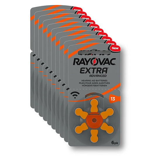 Rayovac Size 13 Hearing Aid Batteries(60 Number)
