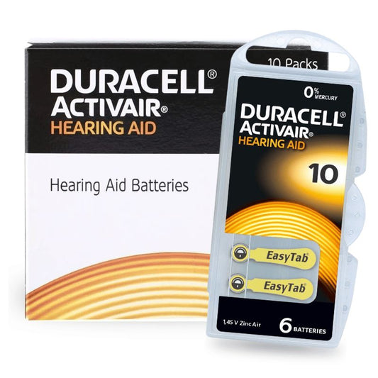 Duracell Size 10 Hearing Aid Batteries (120 Number)