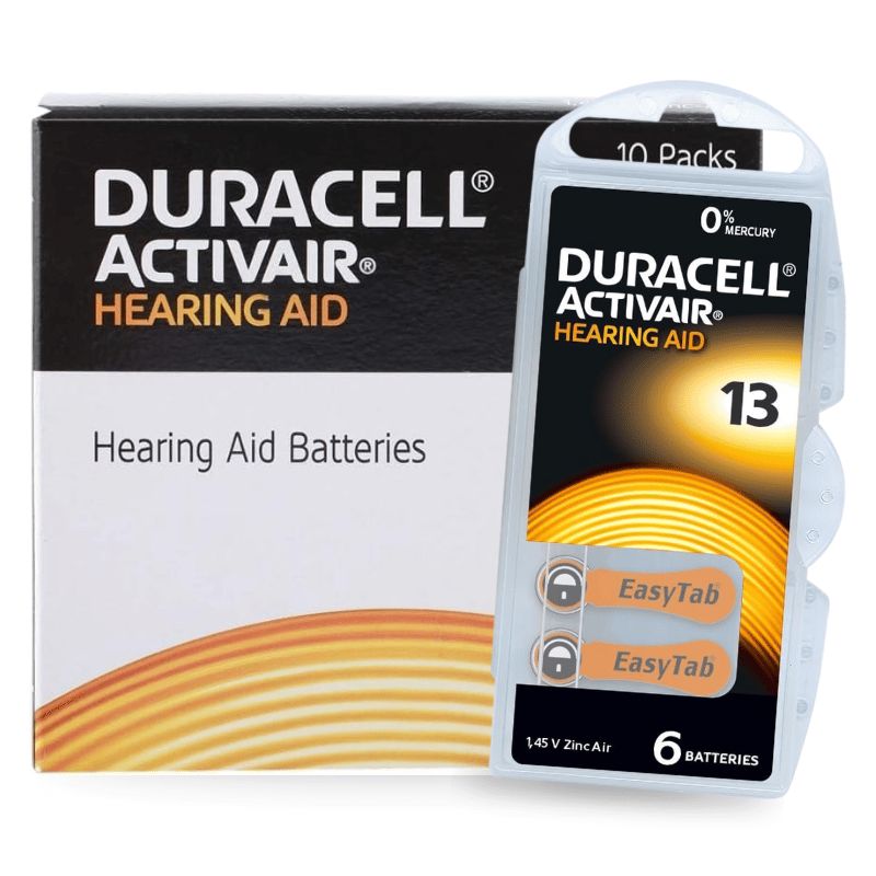 Duracell Hörgerätebatterien Größe 13 (Nummer 120)